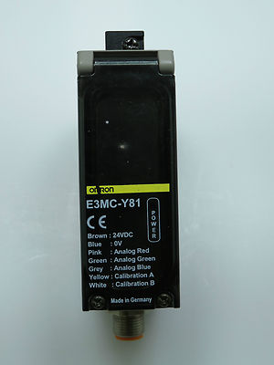 Omron Photoelectric Sensors Analog Color P/N: E3MC-Y81