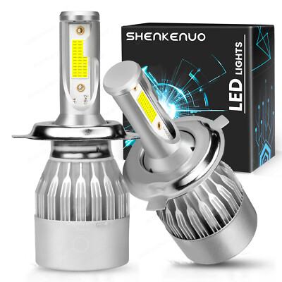 2 SUPER LED headlight bulbs for Deere 8440, 756, 856, 670, 770, 955 tractor: USA