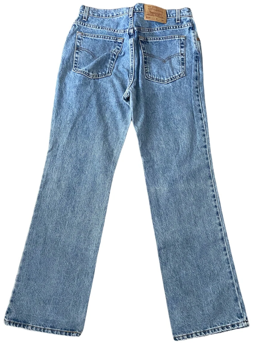 Vintage Levis 517 USA Women Size 13 JR Boot Cut Light Wash Jeans