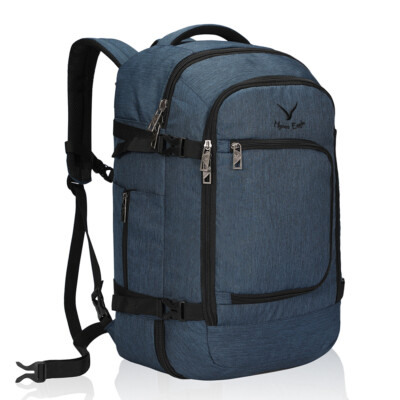 40L Flight Approved Carry on Backpack Travel Expandable Large Suitcase Weekender