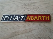 FREGIO SCUDETTO  SCRITTA  FIAT ABARTH  FIAT  500EPOCA 600/126 