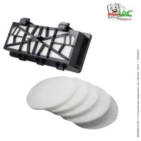1X Abluftfilter + 5X Motorschutzfilter Kompatibel Mit KäRcher T15/1