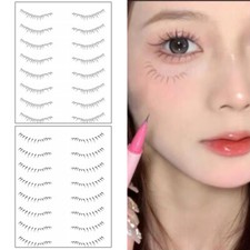 Lower Eyelash Tattoo Stickers Waterproof Lower Lash False Eyelashes Makeup  