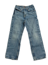 Boys Size 7 Slim Arizona Blue Jeans Adustable Waistband