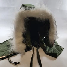 New US Military Extreme Cold Weather Impermeable Shore Parka Hood Size Medium