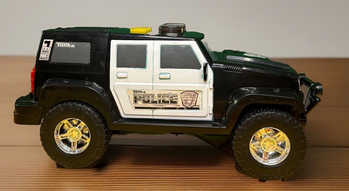Vintage Tonka Truck Rescue Ambulance 2004 Tonka Police SUV Truck