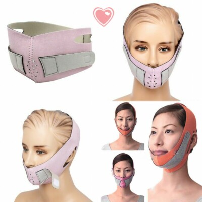 Face Straffende Maske Heben Straffen Kinn Backe Schlanker Anti Falten Gurtel Bandage Ebay