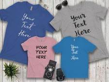 Custom T-Shirt, Personalized Shirt, Custom Text on Shirt, Custom Family shirts
