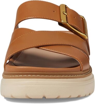 Cole Haan Fraya W31723-B Slide Women's Size 7 Dark Caramel Leather
