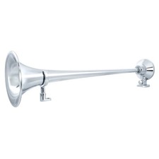 25-1/5" Chrome Fire Truck Ambulance Emergency Tone Air Horn
