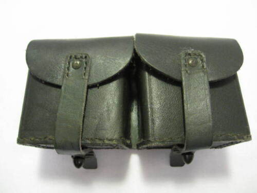 WWII Leather Ammunition Ammo Pouch for the Italian M1891 M38 Carcano Rifle - Photo 1 sur 2