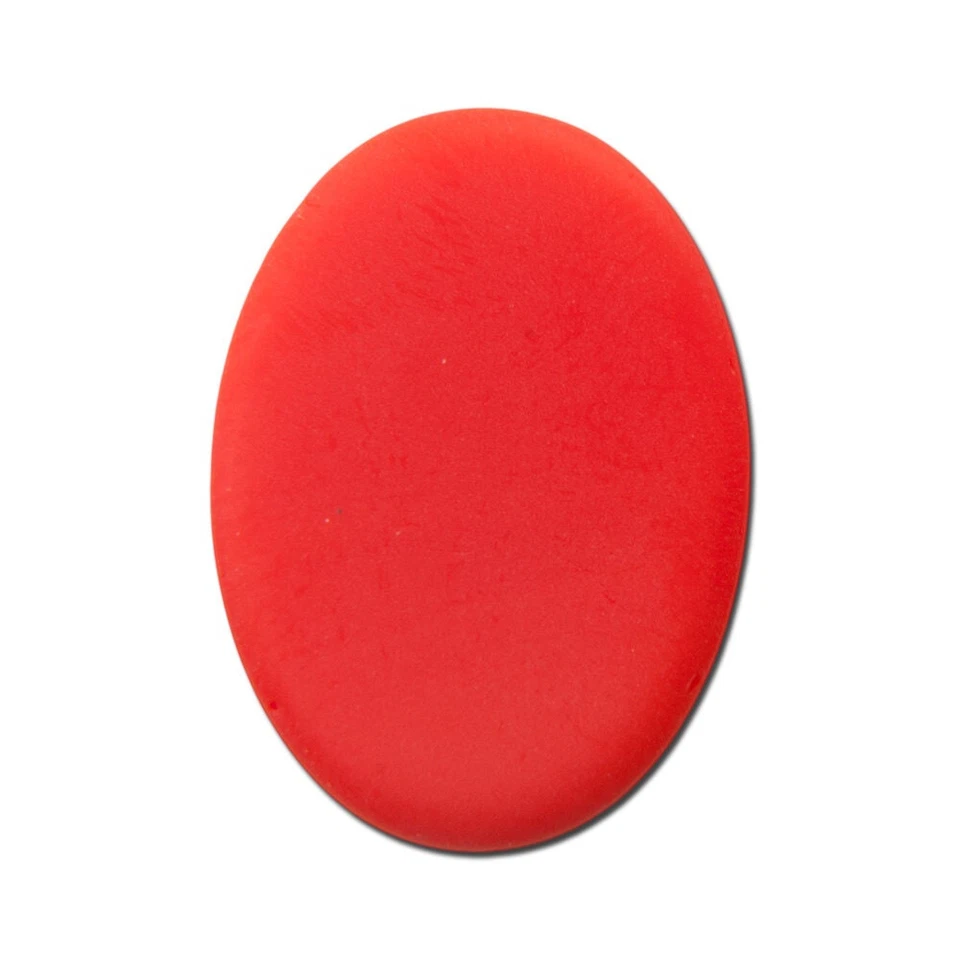 Cabujones vintage naranja rojo con vidrio dorado Alemania 25x18mm (1) cab453A Foto 2 de 3