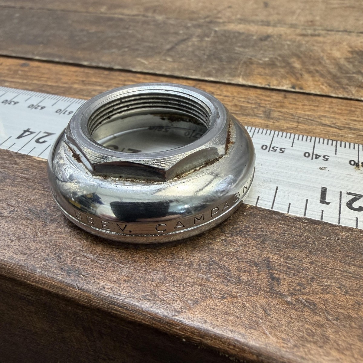 Vintage Campagnolo 1 Inch Headset 1x24 TPI Upper Race Top Nut