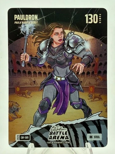 2026 Bo Jackson Battle Arena Pauldron (Paula Badosa) Steel Colosseum #CBF-589