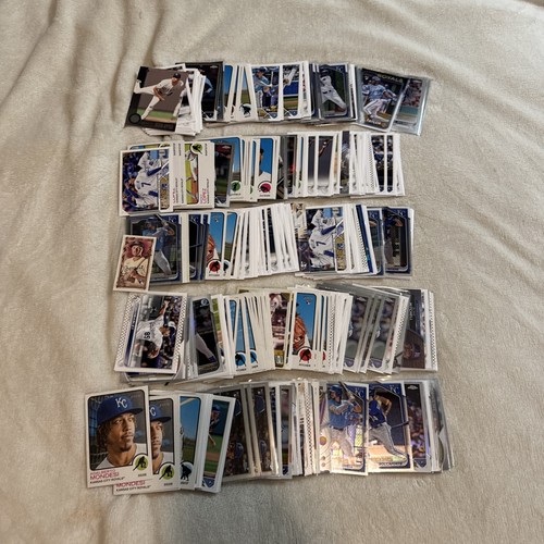 Lotto 250+ carte da baseball KC Kansas City Royals MLB Topps Bowman Panini RC Stars