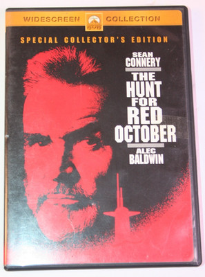 The Hunt for Red October DVD Collector's Widescreen Connery, Baldwin, Paramount