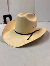 Bailey Rodeo Ruff Shantung Panama 6X Cowboy Hat Size 7 1/4