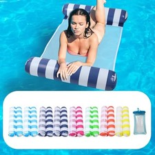 3/5/8 Pack Pool Hammock Upgrated Water Pool Floats, 4-in-1 Hammock, 8-Pack