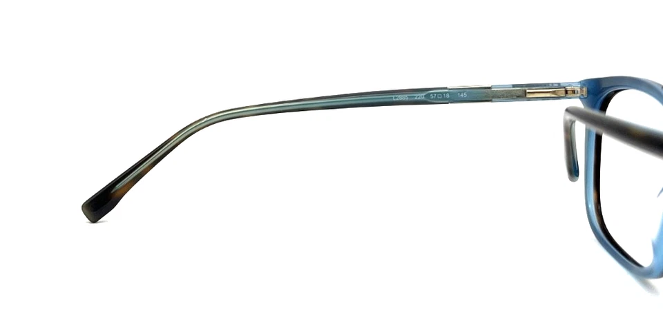 NOVO ÓCULOS LACOSTE L2885 220 TARTARUGA E AZUL AUTÊNTICO 57 - 18 - 145 - Imagem 4 de 4