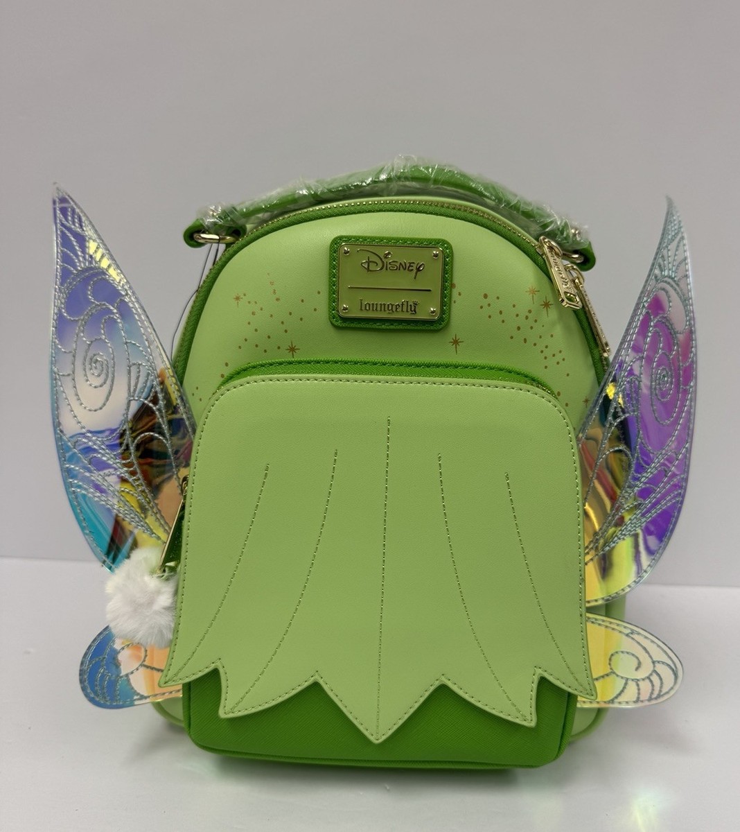 NWT Loungefly Disney Tinker Bell Wings Figural Mini Backpack  display picture 1