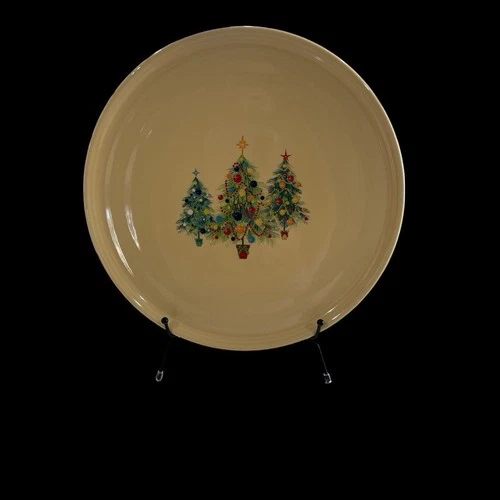 Fiesta HLC Christmas Tree Platter Serving Tray, 12 Inch