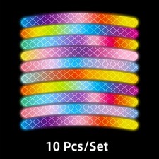 Universal Night Safety Reflective Rim Tape Stickers for Bike Scooter Car Wheels