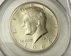 1964 Kennedy Half Dollar – PCGS PR-64 — Accented Hair Variety