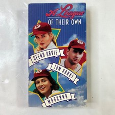 A League Of Their Own VHS 1992 Geena Davis Tom Hanks Madonna Comedy Sports Movie