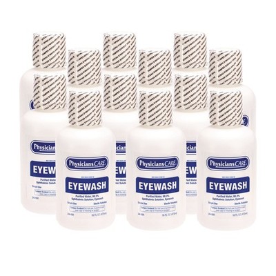 PhysiciansCare by First Aid Only 24101001 16 oz Bottle Eye Wash (12/CT) New