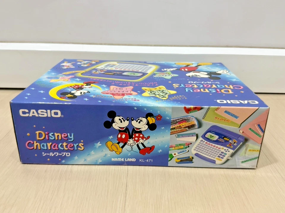 Disney Characters Casio KL-471 Name Land Seal Word Processor New Open Box RARE - Image 4 of 4
