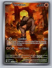 Terrakion 135/086 White Flare Illustration Rare Holo NM on eBay