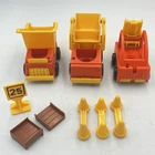 Vintage 1977 Fisher Price Little People LIFT AND LOAD DEPOT Accessories Lot 9pc