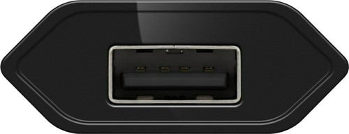 USB-Ladegerät 1 A; USB-Ladegerät 1 A, Schwarz - mit 1x USB-Buchse, flache Baufor - Bild 5 von 5
