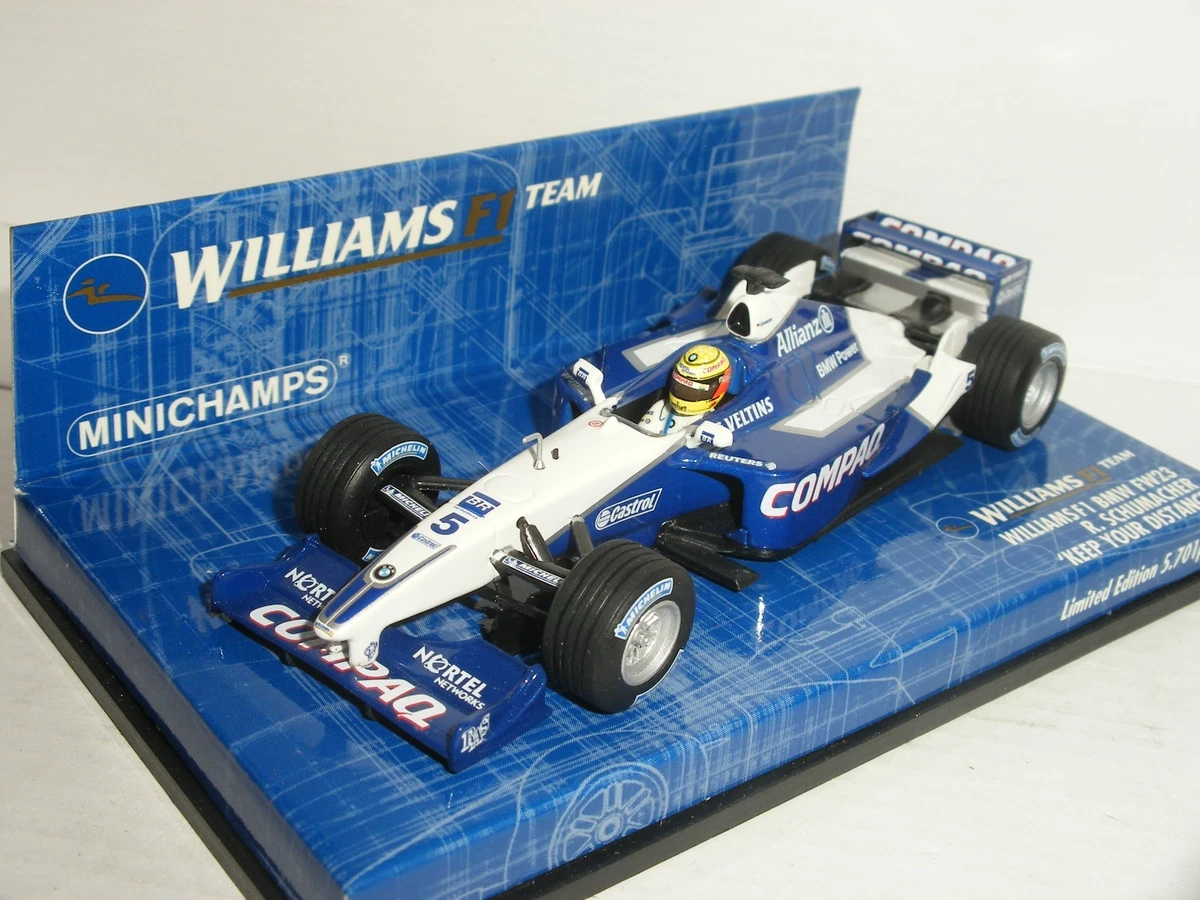 25+ MINICHAMPS BMW Williams Diecast Formula 1 Cars for sale