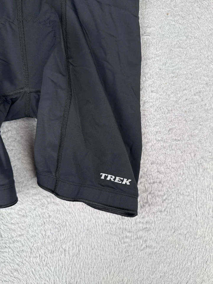Pantalones Cortos de Ciclismo Trek Gamuza Acolchados Negros Elastizados Carretera MTB Bicicleta Bicicleta Foto 2 de 4