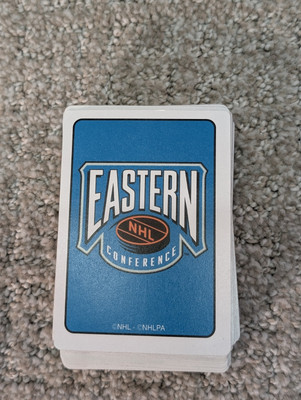 1995-1996 Hoyle Eastern NHL Conference Collectable Playing Cards Players on Card