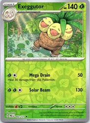 Exeggutor 002/131 Prismatic Evolutions Reverse Holo