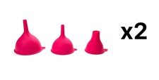 Fox Run Set of 3 Silicone Canning Funnels (2-Pack)