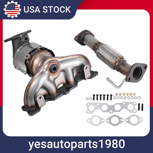 Manifold Catalytic Converter & Flex Pipe For Kia Sorento 2.4L 2011-13 OBD II EPA