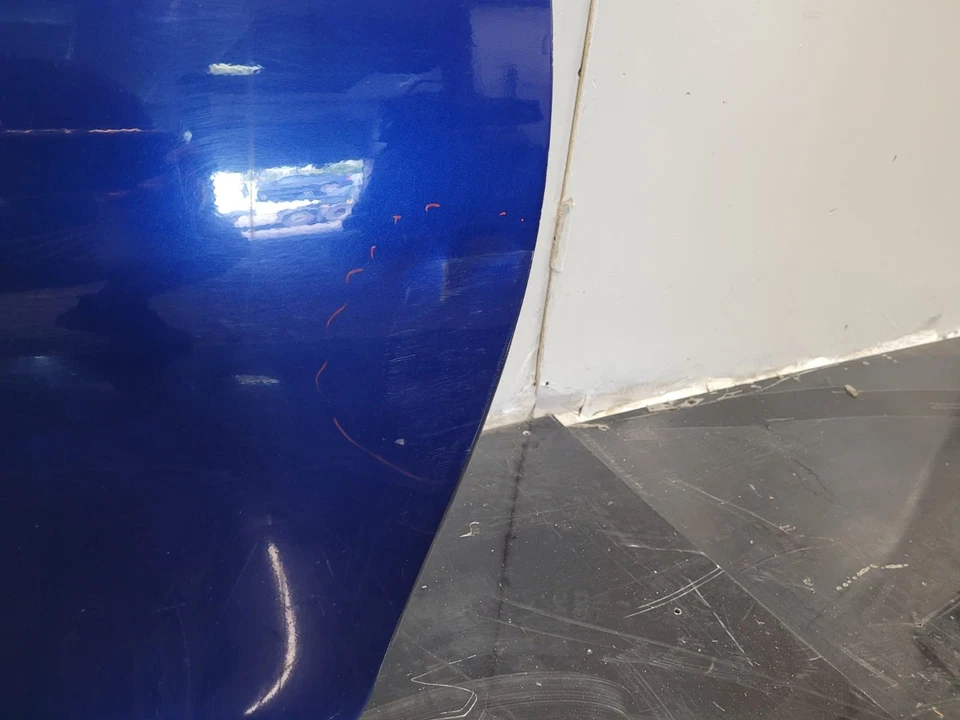 HONDA CIVIC MK9 FRONT RIGHT DRIVER SIDE DOOR IN BLUE - Image 2 of 4