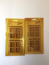 Housework’s #5004 4 Light Window Dollhouse Model Lot Vintage 1982