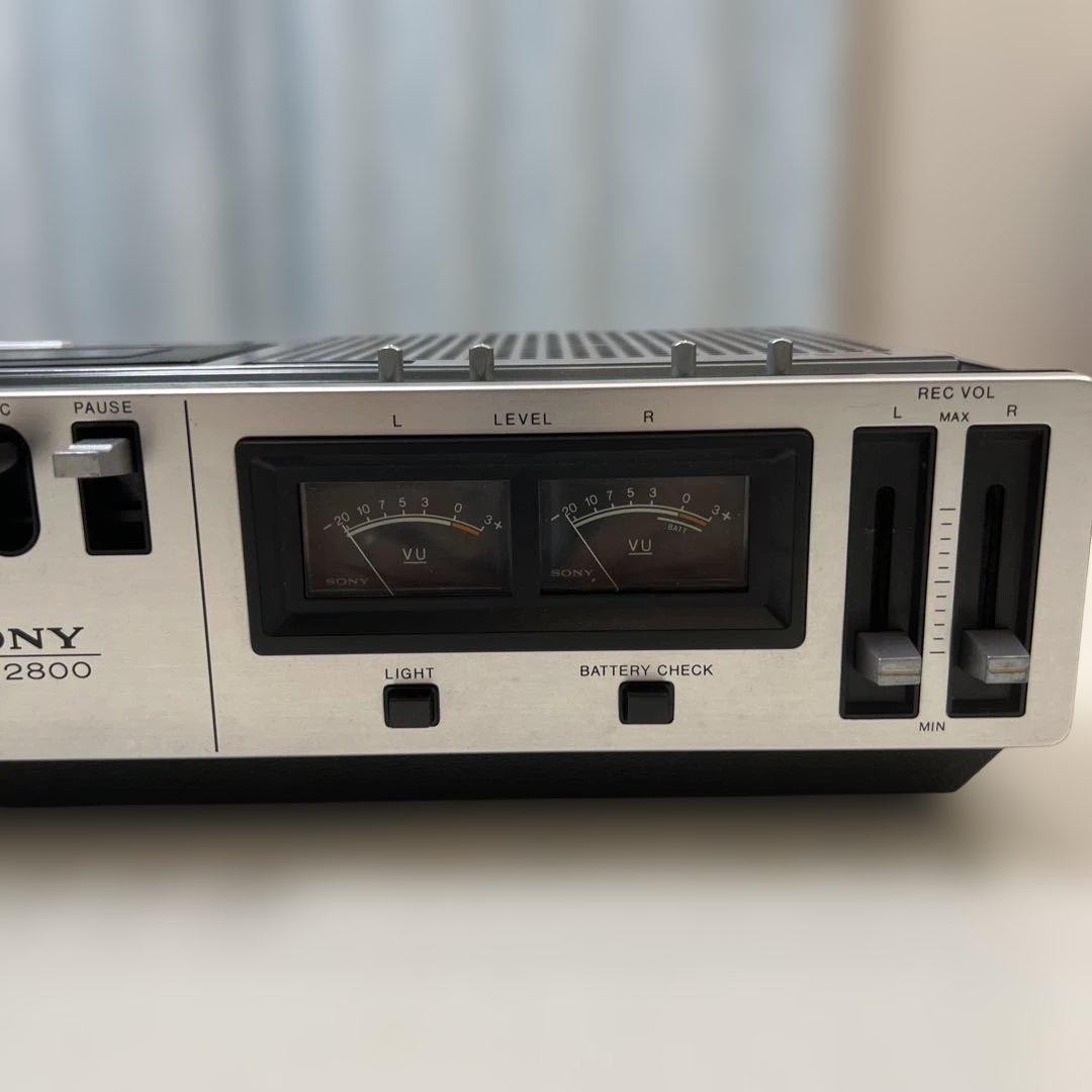 Sony Stereo Cassette-Corder TC-2800 Vintage Portable Recorder