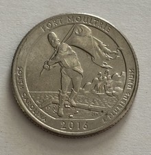 2016 D Quarter Fort Moultrie South Carolina America The Beautiful Circulated