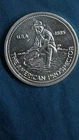 Very Rare! 1985 Engelhard 1/4 Troy Oz .999 Fine Silver Prospector Round