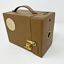 BROWNIE 1930 fiftieth anniversary camera Eastman Kodak box antique vintage wood