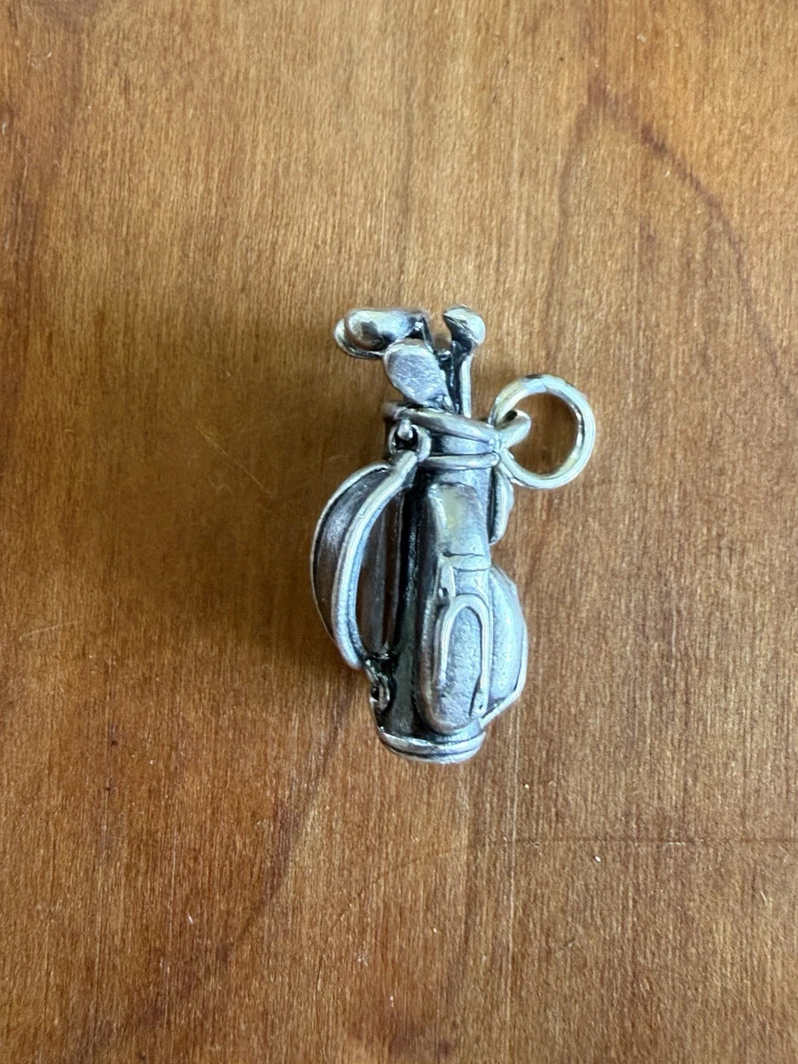 James Avery 3D Golfbag-Anhänger, Sterlingsilber - ZURÜCKGENOMMEN
