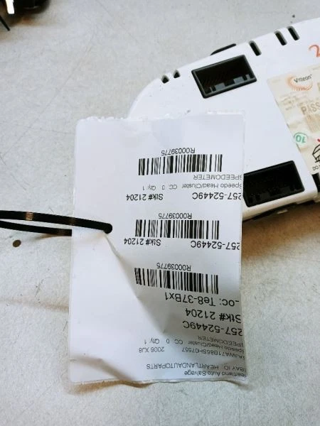 2006 JAGUAR XJ8 SPEEDOMETER INSTRUMENT CLUSTER OEM 5W93-10849-AC - Image 4 of 4