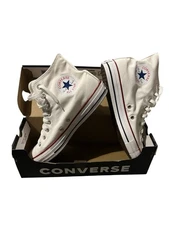 NEW w/ Box Converse Women’s Size 10.5/Mens 8.5 All Star Hi Optical White M7650C
