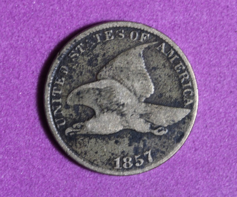 1857- Flying Eagle Cent!! #P34223