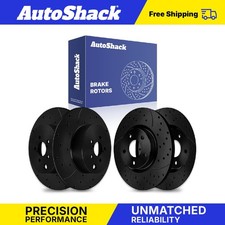 Front Rear Drilled Slotted Brake Rotors Set For 2012-2016 Subaru Impreza